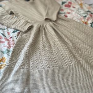 Ivory sweater dress by Jessica Simpson